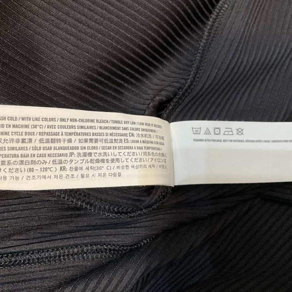 ABERCROMBIE & FITCH NWOT Black Bodycon Ribbed Maxi Dress Size S - Picture 6 of 8